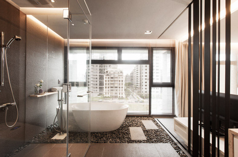 modern sleek design of a bathroom in sydney