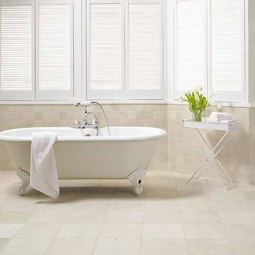 beige marble tile ideas for small and large bathrooms